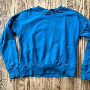 Athleta Girl sweatshirt, teal, size 8-10